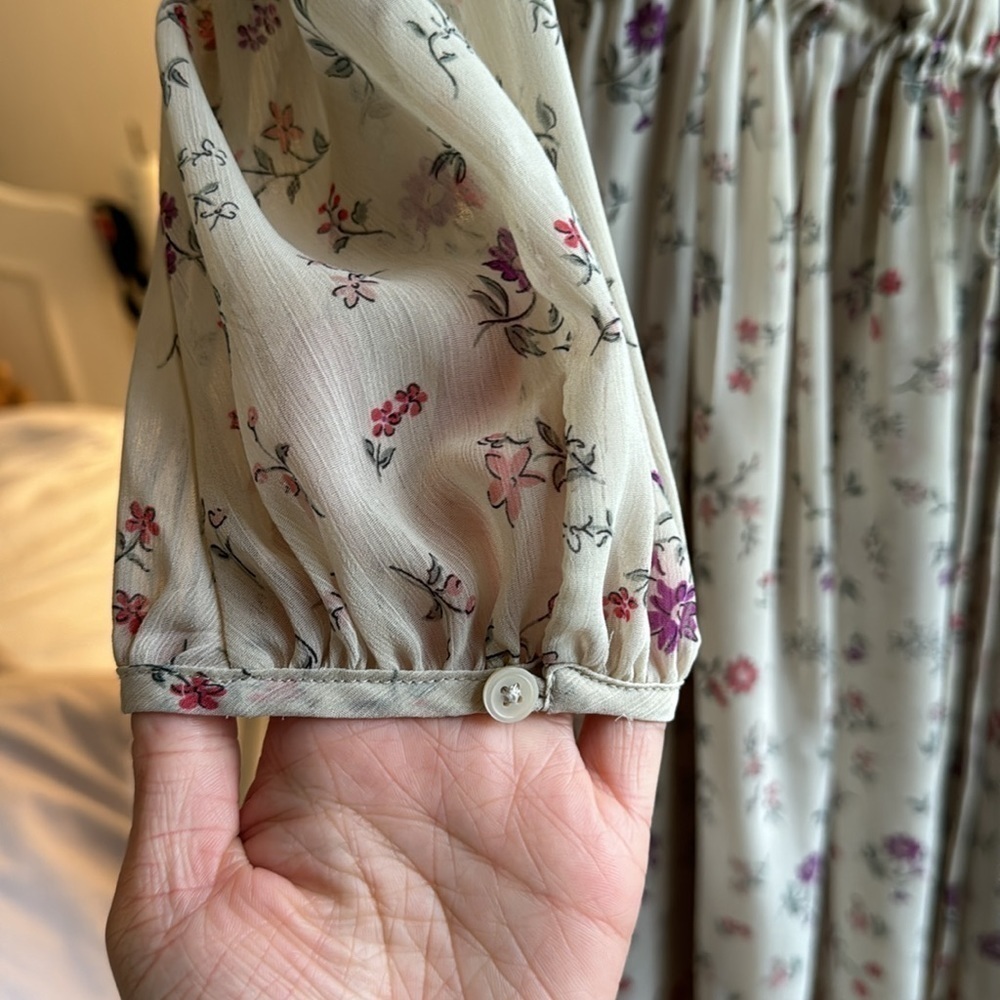 Uniqlo Joy of Print Floral Maxi Dress - Picture 6 of 11